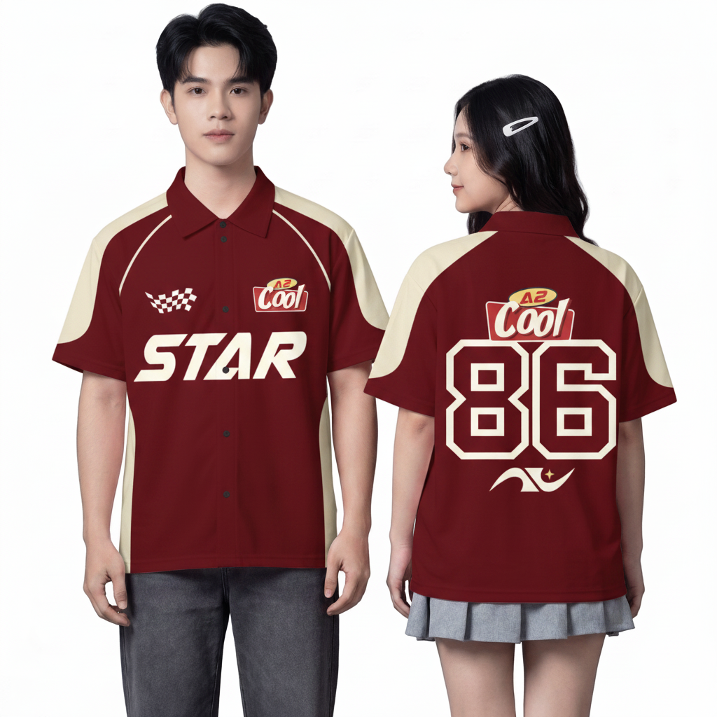 SƠ MI LỚP PHỐ ĐỎ-BE-0